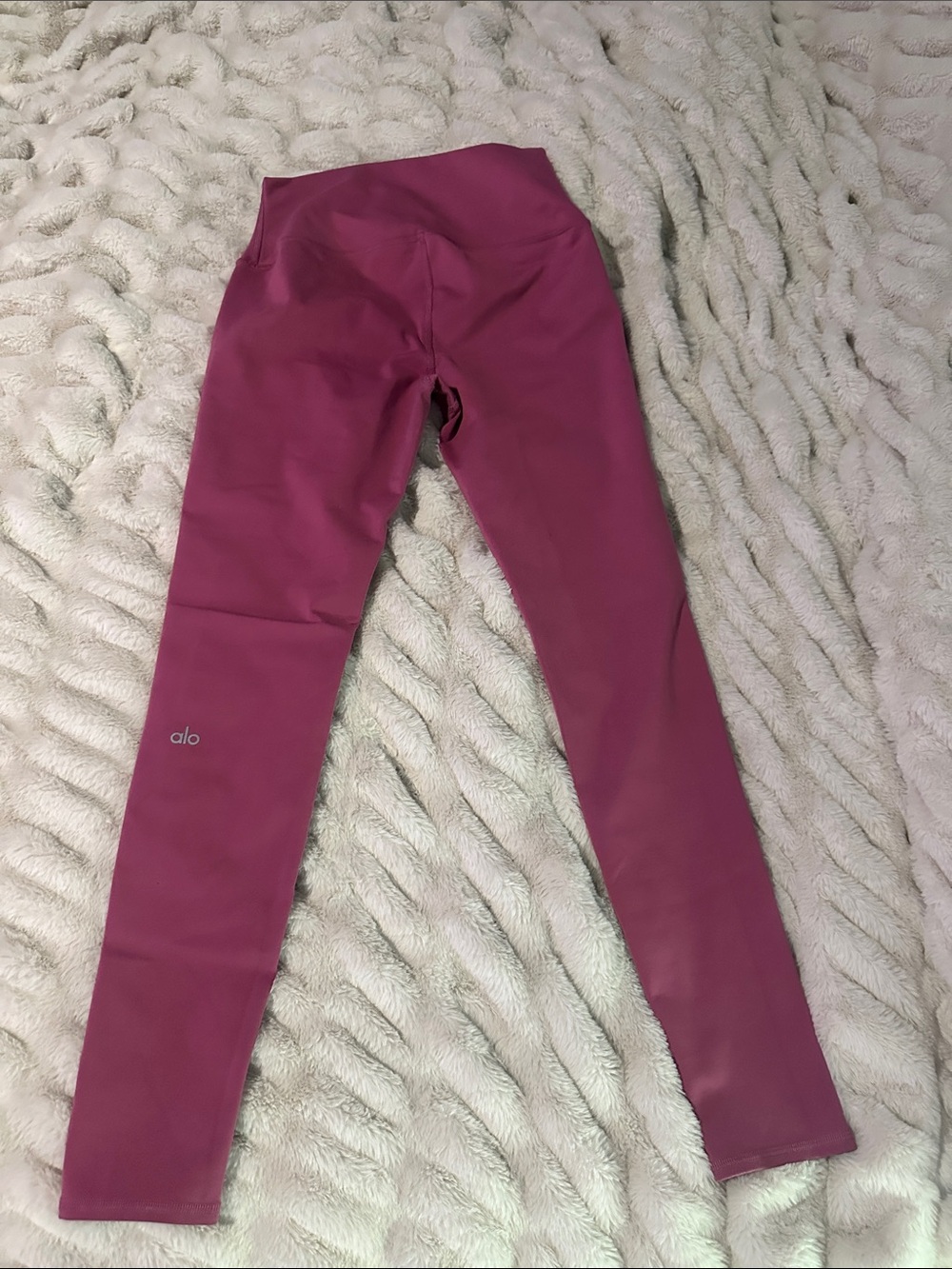 ALO Yoga Women’s High-Rise Leggings Pink size Medium - Picture 3 of 7